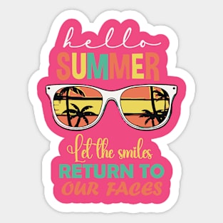 Hello summer Sticker